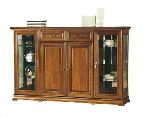 Classique Commode en bois massif Commodes en bois Bar commode Buffet Armoire R-K6