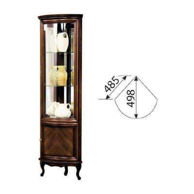 Vitrine classique Armoire Vitrine Meuble Italien vitrine vitrine nouvel W-WN