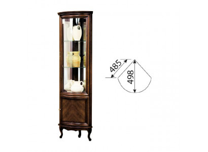 Vitrine classique Armoire Vitrine Meuble Italien vitrine vitrine nouvel W-WN