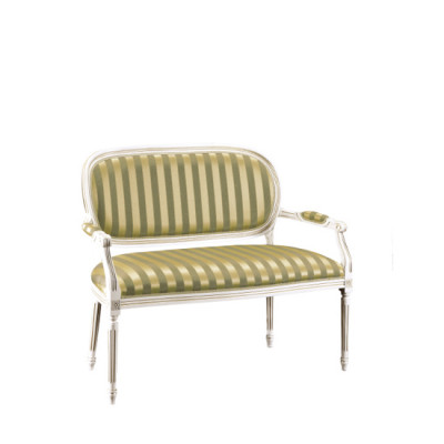 Canapé 2 places Mobilier de style moderne Canapé 2 places Moderne Canapés 121x51cm nouveau