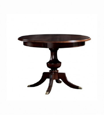 Table à manger Table Tables Table en bois massif Table en bois Classique r Table ronde Baroque Salle à manger