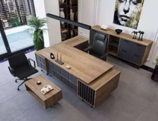 Ensemble de meubles design moderne pour un ChefOffice avec 3 éléments