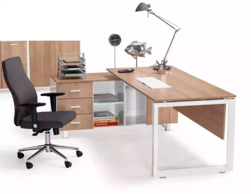 Mobilier de bureau Bureau Armoire à dossiers Table basse Ensemble de 4 pièces de mobilier