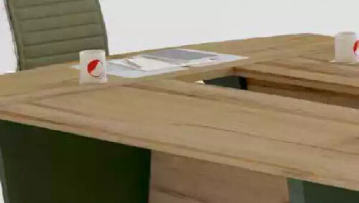 Table de réunion XXL Table de conférence Bureau 390x180 Grande table Grand