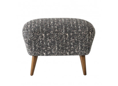 Tabouret moderne Repose-pieds Meuble rembourré Tabouret Gris Siège neuf