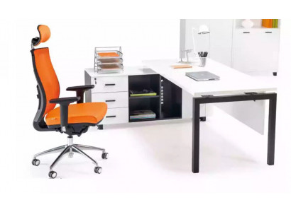 bureau d'angle blanc exclusif Tables de bureau Meubles de table de bureau Meubles de table