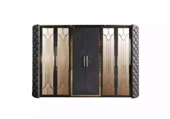 Armoire Armoire Armoires de designer Chesterfield Rembourrés 315cm