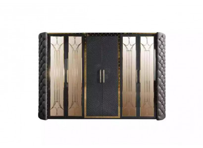 Armoire Armoire Armoires de designer Chesterfield Rembourrés 315cm