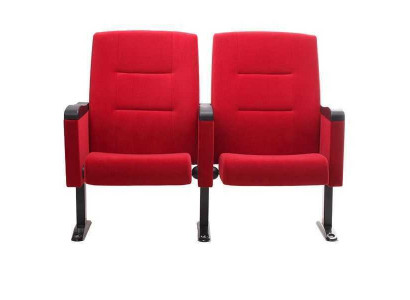 Fauteuil Art Déco Fauteuil Canapé 1 Place pour Théâtre Design Luxe Textile Rouge Nouveau