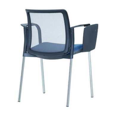 Conception de fauteuil rembourré moderne élégant Bleu e Fauteuil de bureau Chaise nouvelle