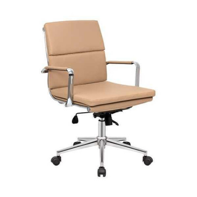 Chaise pivotante de luxe beige moderne, chaise de jeu unique, chaise de bureau, chaise de bureau