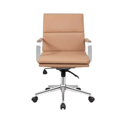 Chaise pivotante de luxe beige moderne, chaise de jeu unique, chaise de bureau, chaise de bureau