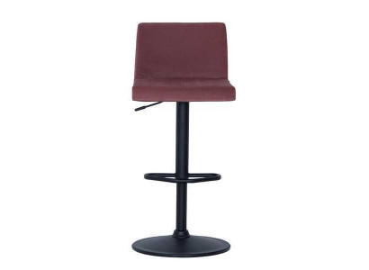 Chaise rose moderne Tabouret de bar designer Tissu Meuble luxueux élégant Tabouret
