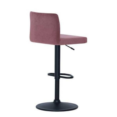 Chaise rose moderne Tabouret de bar designer Tissu Meuble luxueux élégant Tabouret