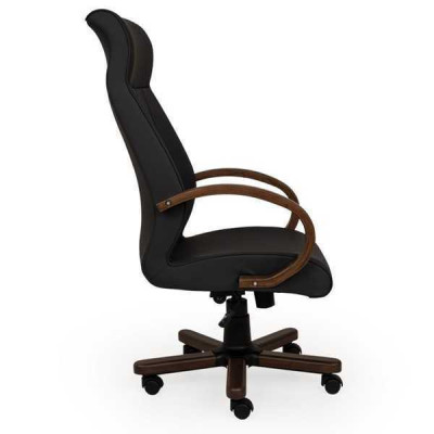 Chaises d'ordinateur Chaise de direction Fauteuil en cuir synthétique Rembourrage Chaise de bureau Pivotante nouveau