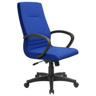 Chaise de bureau de jeu Siège simple bleu Chaise de bureau chaise pivotante