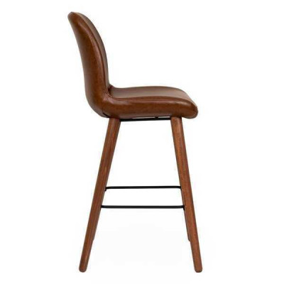 Chaise de salle à manger Luxe Chaises marron Design de chaise Fauteuil Mobilier Chaise en bois nouvelle
