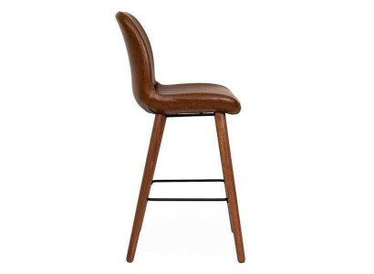 Chaise de salle à manger Luxe Chaises marron Design de chaise Fauteuil Mobilier Chaise en bois nouvelle