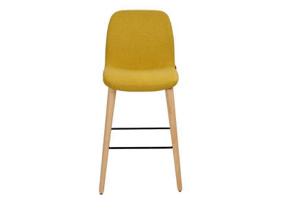 Chaise de salle à manger de luxe Chaises jaunes Design de chaises Fauteuil Meubles Chaise en bois neuve