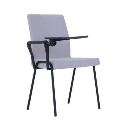 Fauteuil moderne de haute qualité avec un design élégant, fauteuil gris pour le bureau.