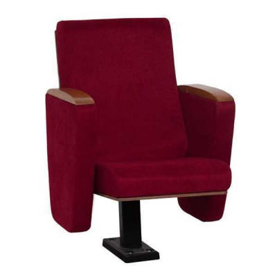Fauteuil Art Déco Fauteuil Canapé 1 place pour Théâtre Design Luxe Textile Rouge neuf