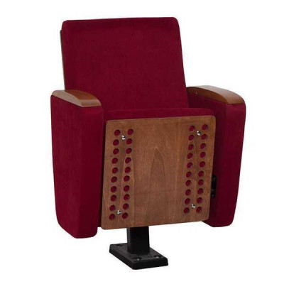 Fauteuil Art Déco Fauteuil Canapé 1 place pour Théâtre Design Luxe Textile Rouge neuf
