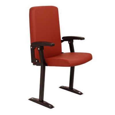 Fauteuil canapé 1 place pour théâtre Design Luxe Fauteuil Rouge Art Déco Textile neuf