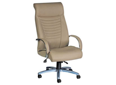 Chaise de jeu élégante Chaise de bureau beige Chaise pivotante Chaise de direction