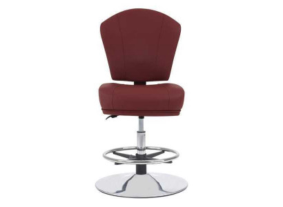 Tabouret de bar moderne en métal designer Chaise de salle à manger Tabouret Bar Marron neuf