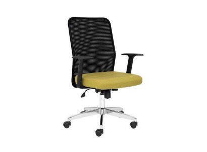 Fauteuil pivotant en textile rembourré Chaises d'ordinateur Mobilier Chaise de bureau Chaise de direction