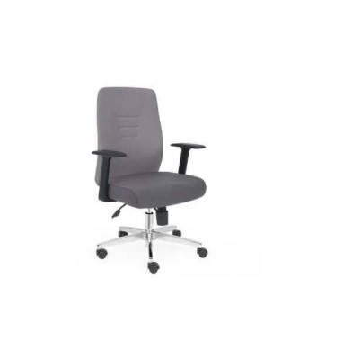 Chaise de bureau grise Chaise de jeu en tissu Chaise de bureau pivotante Chaise exécutive nouvelle