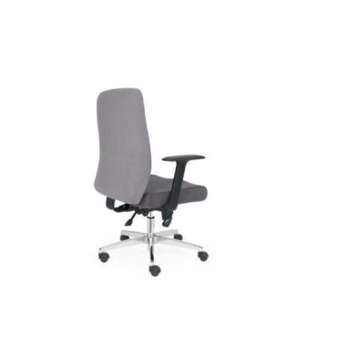 Chaise de bureau grise Chaise de jeu en tissu Chaise de bureau pivotante Chaise exécutive nouvelle