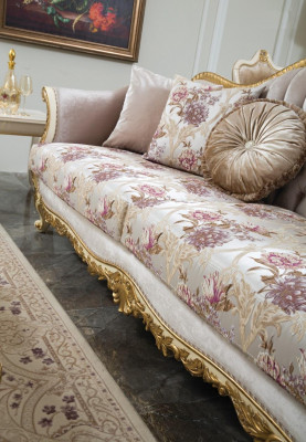 Ensemble de canapé Canapé  table basse Fauteuil Ensemble de canapés Tissu Luxe Siège 5 pièces.