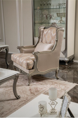 Canapé 1 place Tissu Lounge Luxe Club Siège Rembourrage neuf Design Fauteuil