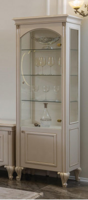Vitrine Vitrine Vitrine en bois Armoires Salon Vitrines de luxe italiennes