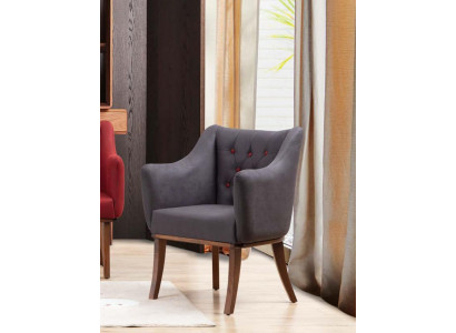Chaises Salon Salle à manger Chaise rembourrée avec accoudoir Fauteuil de luxe neuf