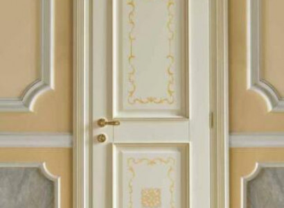 Portes intérieures baroques rococo sur mesure avec cadre Portes en bois massif classiques Italie