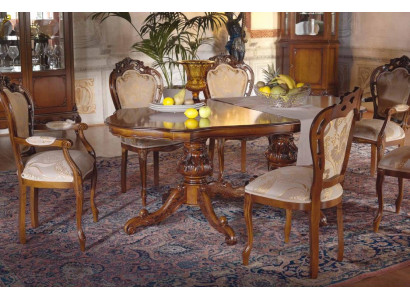 Classique r Luxe Table bois Tables Baroque Rococo Deco Style Antique Salle à manger Vivant