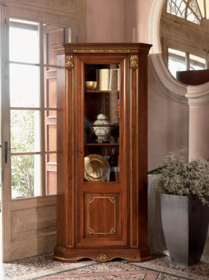 Vitrine à verre vitrine Baroque Rococo Classic Armoire vitrine Armoire de présentation