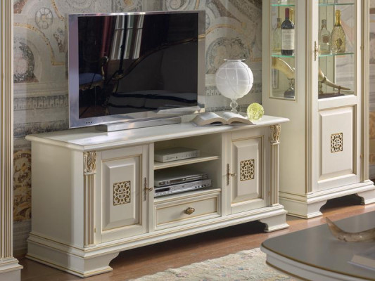 Meuble TV Buffet Armoire Commode décorative Commode de salon Classique Commodes en bois Bas