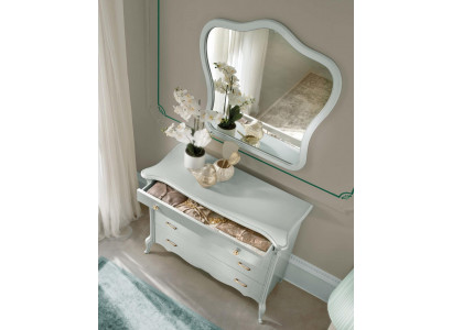 Commode avec 4 tiroirs buffet blanc buffet armoire buffet Kopmmoden