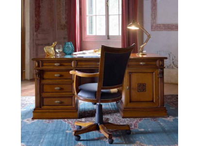 Ameublement Salle d'étude Bureau Mobilier Table Fauteuil Ensemble de 2 pièces Baroque