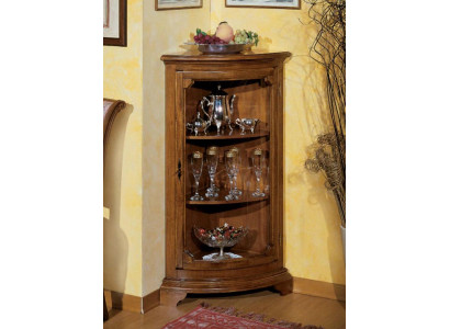 Salle meuble vitrine de meuble en verre en bois Étagères
