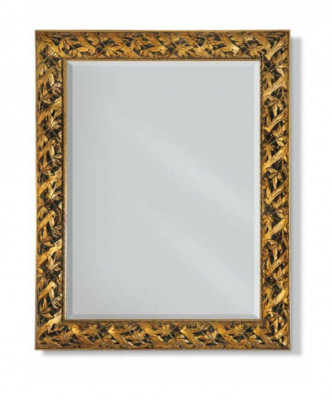 Miroir de design classique italien avec support en bois mural Italie nouveau