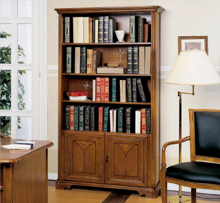 Salle d'exposition du salon Armoire Livres Étagère Buffet Mobilier classique Étagères Bois