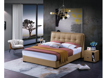 Conception Chambre 3 pièces. Lit 2x Table de chevet Classique r Ensemble de lits de luxe Mobilier