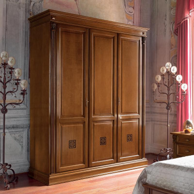 Armoire Chambre Armoire en bois massif Style ancien baroque cabinets Rococo Nouveau