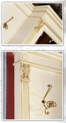 Portemanteau avec étagère murale miroir crochets vestiaire porte-vêtements pour couloir placards