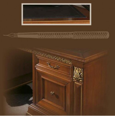 Bibliothèque de bureau xxl Armoire de classement Mobilier de luxe noble Style antique Armoire en bois massif