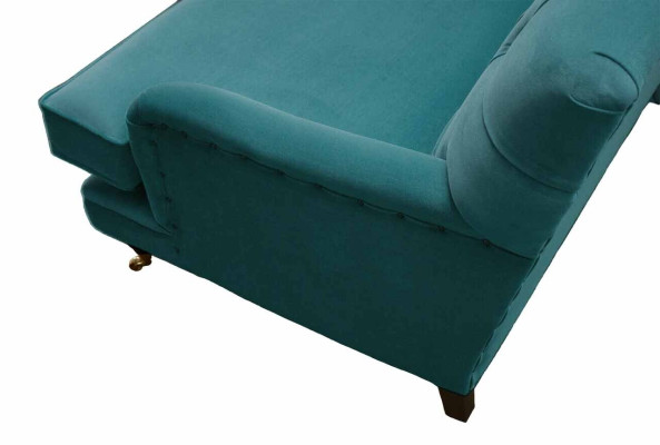 Canapé designer 3 places Chesterfield Canapé Rembourrage Siège Trois Places Textile